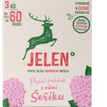 JELEN prací prášek s vůní šeříku 3 kg (60 praní)