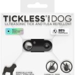 TICKLESS® Mini Nabíjecí ultrazvukový odpuzovač klíšťat pro psy a kočky Black