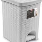 Stefanplast pedálový koš 20 l, 31 × 27,5 × 39 cm, bílý